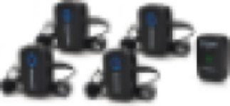 Saramonic Blink 500 T4 4-Person Wireless Microphone System (2.4 GHz) 328ft Range, 4 Transmitters & 1 Receiver, 24-Bit Sound, for DSLR, Camcorder, Smartphone, YouTube, Interview, Podcast