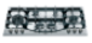 Ariston Built-in Gas hob: 5 gas burners, 87CM - PHN 961 TS/IX/A
