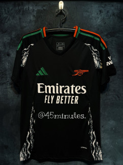 Arsenal Away Jersey 2024/25 Fans Version - Black