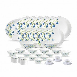 La Opala Dinner Set Blue Bells Classique 44 Pieces LB044