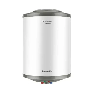 Hindware Storage Water Heater 10L 2000W, 8 Bar Working Pressure, Glassline Coated, Copper Heating Element, Wall Mounting, Rust Proof Body, Superior Safety, Temperature Control Know Immedio 10L