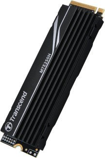 Transcend TS2TMTE250H 2TB M.2 PCIe Gen4x4 NVMe 2280 Internal Gaming Solid State Drive with Aluminum Heatsink and Speeds up to 7,200MB/s, Compatible with Sony Playstation 5