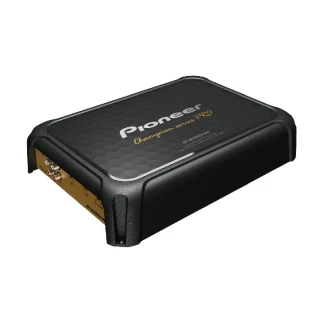 Pioneer Champion Series Pro Class D Mono Amplifier, Unified Honeycomb Shape Enhanced by a Sturdy Polyhedral Structure, 2400W Max/1200W RMS, Special Bass Boost, GM-DC971