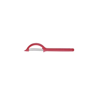 KOHE P-Type Straight Peeler, Double Edged Swivel Blade for Peeling Round Fruits & Vegetables 178mm 1102.1 P07297