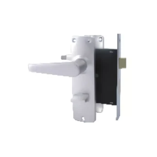 Godrej Zuri 2 Lever Locks 75mm for Bathroom, Aluminum, Left