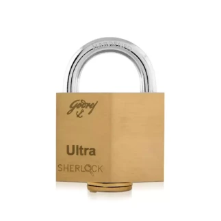 Godrej Ultra Sherlock Padlock 14 Pin 60mm with 5 Keys, Blister Finish