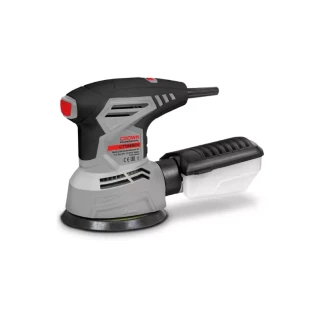 Crown Professional Electric Rotary Sander 125mm 300W with Speed Adjustment & Dust Removal System CT13560V