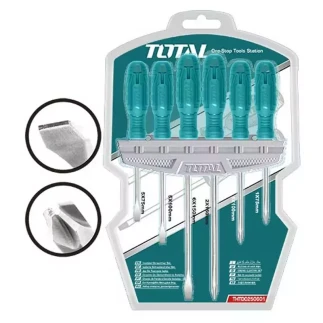 Total Screwdriver Set 6pcs THTDC250601