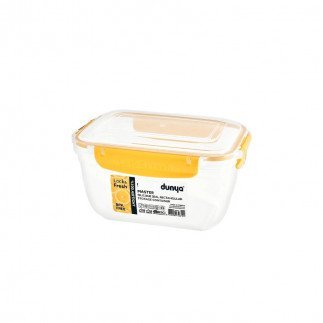 Dunya Plastic Container Rectangle 550ml Master Rectangle 30861 - 3Pcs