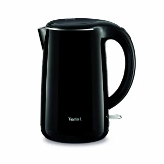 Tefal Kettle 1.7L Safe'Tea 1800W Breakfast Maker Electric Jug Plastic Double Layer | 360° rotational base | Automatic switch OFF K0260865