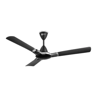 Orient Mozart Minimalist Designer Ceiling Fan 48"/1200mm Geometric Black