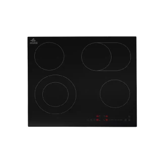 Evvoli Ceramic Hob 4 Burners Soft Touch Control with 9 Stage Power Setting 6600W CH604B