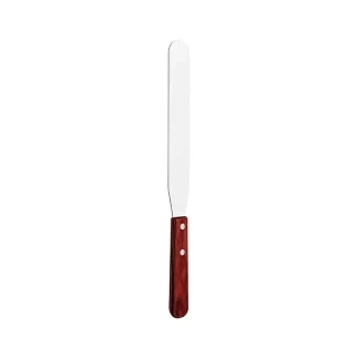 Tramontina Pastry Spatula Stainless Steel Blade 8" Red Polywood Treated Wood Handle 21161/178