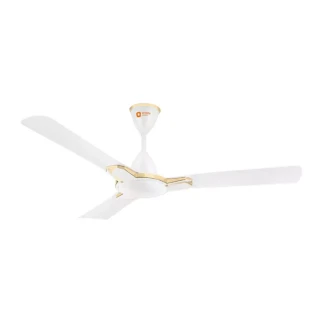 Orient Mozart Minimalist Designer Ceiling Fan 48"/1200mm Geometric White