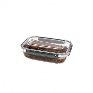 Dunya Plastic Container Rectangle 565ml Master Rectangle 30842 - 3Pcs