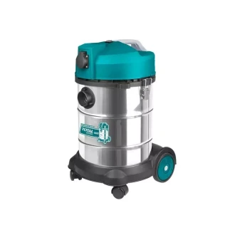Total Drum Vacuum Cleaner Wet & Dry 30L 1400W 1.8Mtr Cord TVC14301