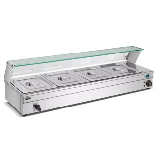 Generic Commercial Bain Marie Table Top 4 Pan Electric