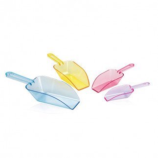 Urve Multipurpose Plastic Scoop 8pcs Set Four Rations Oars UR3041