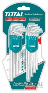 Total Hex Key and Torx Key Set 18pcs THT106KT0181