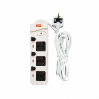 Kodtec Extension Board with 3-Way Socket 3m KT-1513ET