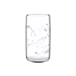 Pasabahce Iconic Zodiac Décor 4pcs Long Glass 540ml 420039