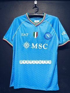 NAPOLI HOME JERSEY(KIT) 2023/2024 TANZANIA - LARGE | JEZI YA NYUMBANI YA NAPOLI 2023/2024