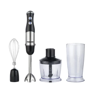 Nikai Hand Blender 500W 4 in 1 w/ Whisk & Chopper 600ML Measuring Cup SS Housing NH919CW