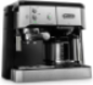 De'Longhi Dual Function Coffee Machine Espresso And Drip Coffee | Milk Frother | BCO421.S (Silver)