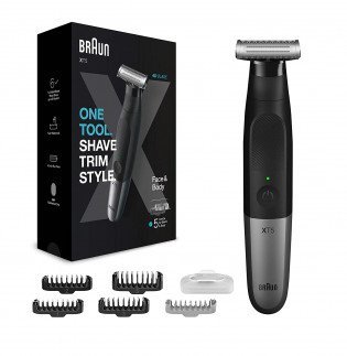Braun Series XT5100 – One Blade Hybrid Beard Trimmer,Shaver & Electric Razor for Men,Body Grooming Kit for Manscaping, 1 Tool for Stubble, Hair,Groin,Underarms, Waterproof, Advanced German Engineering