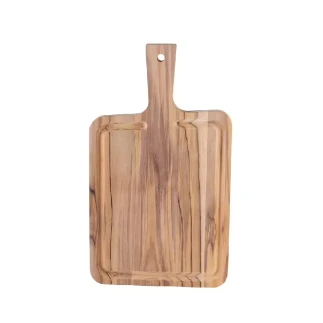 Tramontina BBQ Cutting Board with Handle, Teak Wood, 40×23.3x1.08cm 13236/052