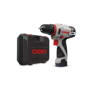 Crown Cordless Screw/Drill Driver 0.8-10mm12V, 2Ah Battery, 19/30Nm Torque CT21072HX-2 BMC