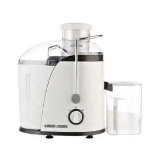 Black & Decker Juicer Extractor 400W 1.3L with Wide Chute White JE400-B5