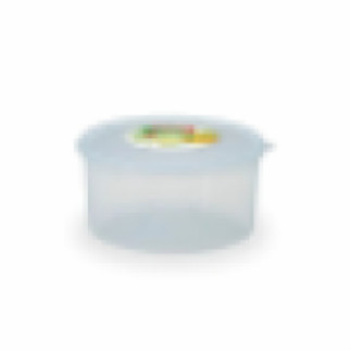 Lionstar Container Natural Sealware 9L SW-35 Plastic Round Containers Storage Air Tight Space Saving BPA Free