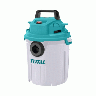 Total Drum Vacuum Cleaner Wet & Dry 10L 1200W with HEPA Filter & Two Brush Attachments TVC12101