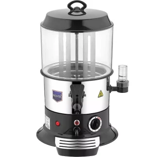Remta Hot Chocolate Warmer 1100W 5L, Adjustable Thermostat, Bain-Marie Heating System, Easily Disassemble, Stainless Steel Material, Black RMT09