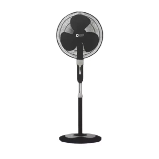 Orient Stand 92 Pedestal Fan 16"/400mm with 3 Speed, 3 Plastic Blades Black