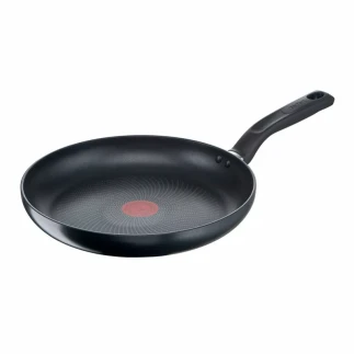 Tefal Total Induction Frypan 32cm Non Stick Thermo Signal Titanium Partials 100% Safe Frying Pan Black Aluminium G1520844