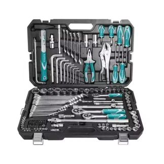 Total Tool Box Set Spanner Combination Tools Set 142pcs THKTHP21426