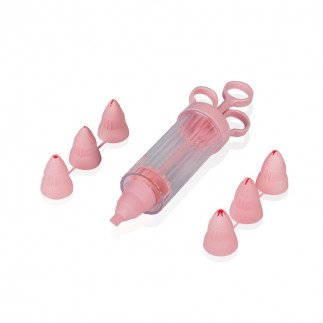 Sunplast Cake Decorator 2pcs Head Icing Set Star SC259