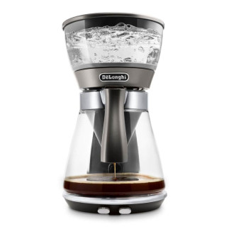 De'Longhi Coffee Maker Clessidra Drip 1.25L 1800W 10 Cups Auto-Shut Off Water Level Indicator Glass Carafe Anti Drip Keep Warm  ICM17210