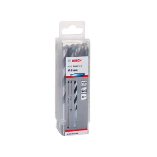 Bosch Twist Drill Bit PointTeQ HSS G 8mm – High-Speed Steel Precision Drill Bit for Metal