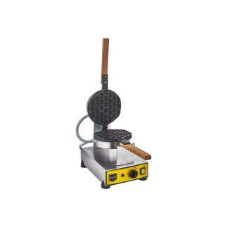Remta Rotary/Twist Bubble Waffle Machine 1430W with Timer, Automatic Thermostat W32