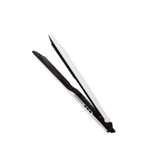 Decakila Hair Straightener 45W Ceramic Coating 5 Temperature Setting 1.8m PTC Heating Element 360° Swivel Cord Heat Board Size: 10x2.5 CM KEHS026W