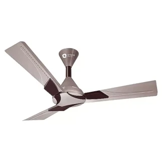 Orient Ceiling Fan 36"/900mm 70W with 3 Blades, Designer Pearl Walnut White Wendy