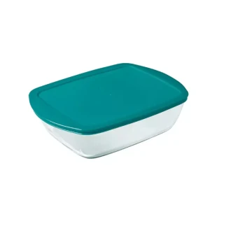 Pyrex Cook & Store Rectangle Dish with Lid 1.2L 23x15x6cm
