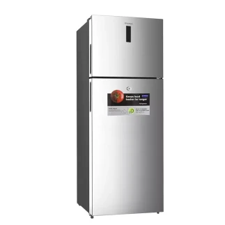 Venus Refrigerator 550L Double Door Top Freezer No Frost Silver VG552CS