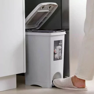 Bon Appetit Dustbin 6.5L Push and Pedal HM-BA74