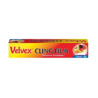 Velvex Cling Film 30cm by 15m Pack of 24