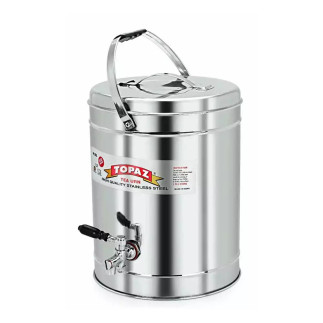 Topaz Tea Can Stainless Steel 25L Eco-Friendly Tea/Coffee Urn Hot & Cold Pot Leak Proof Food Grade TC25