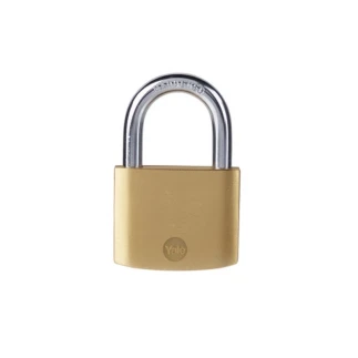 Yale Padlock 50mm Boron With Brass Polished